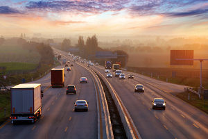 Auch auf der Autobahn darf in England nicht zu schnell gefahren werden.