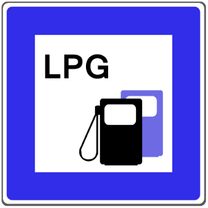 Autogas wird an Tankstellen mit der Abkürzung „LPG“ ausgezeichnet.