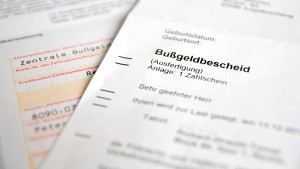 Bußgeld erhalten Sie auch mit dem Fahrrad