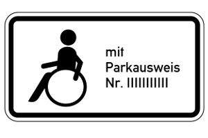 Parkausweis für Behinderte: Bestimmte Voraussetzungen sind dafür zu erfüllen.