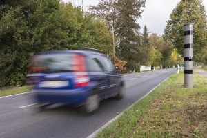 PoliScan F1 HP: Die Blitzersäule funktioniert mittels Lidar-Technik.