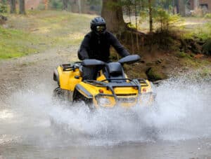 Es ist auch möglich, bei einem Quad die Drossel zu entfernen.