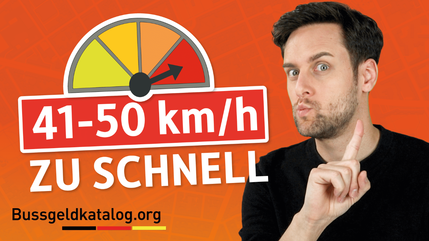 Mit 50 Km H Zu Schnell Geblitzt 41 bis 50 km/h zu schnell: Bußgelder in der Übersicht