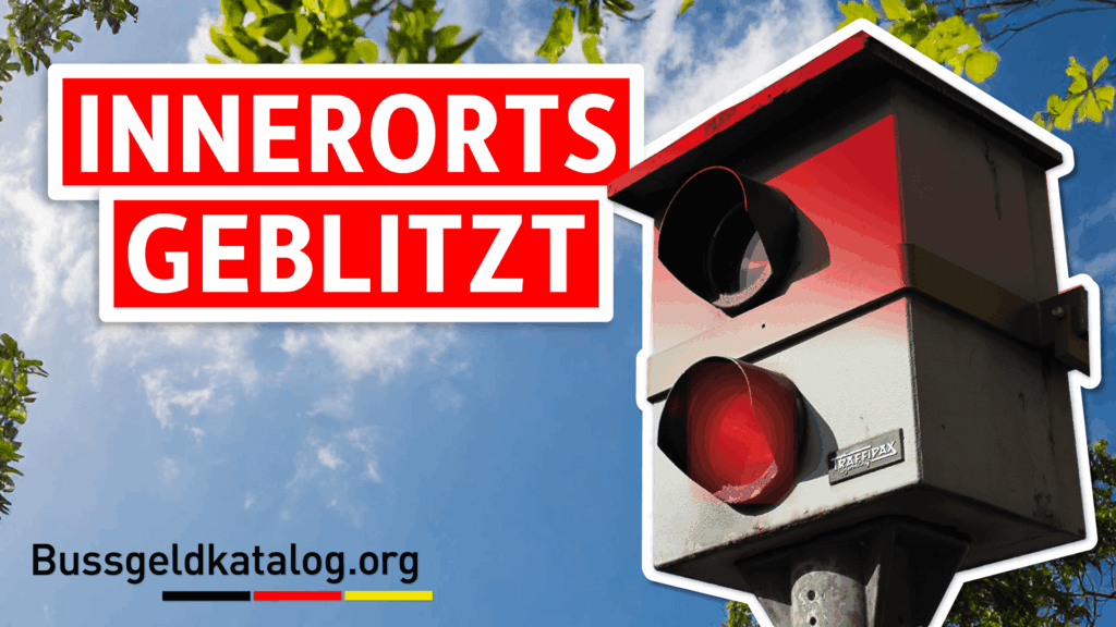 Die Blitzer-Kosten sind innerorts höher als außerhalb von Ortschaften.