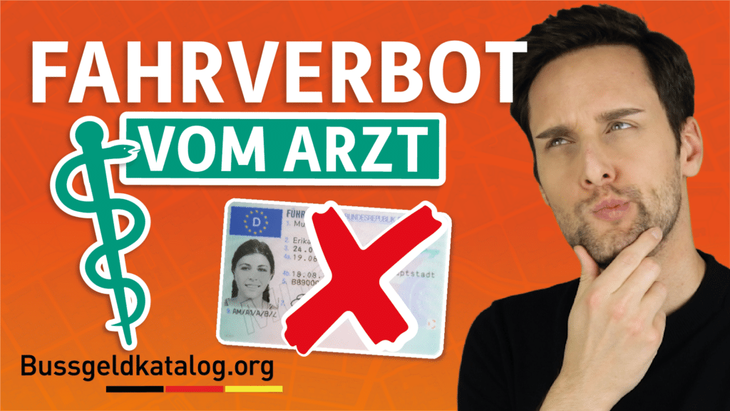 Fahrverbot vom Arzt! Wir erklären es in unserem Video.