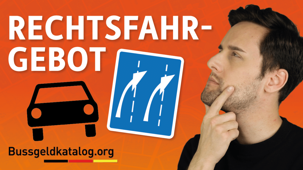 Erfahren Sie in diesem Video, was beim Rechtsfahrgebot zu beachten ist.