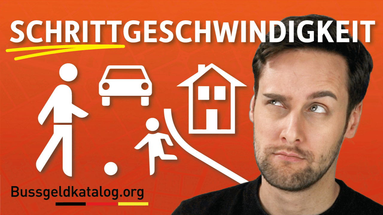 Schrittgeschwindigkeit Wie viel km/h sind erlaubt?