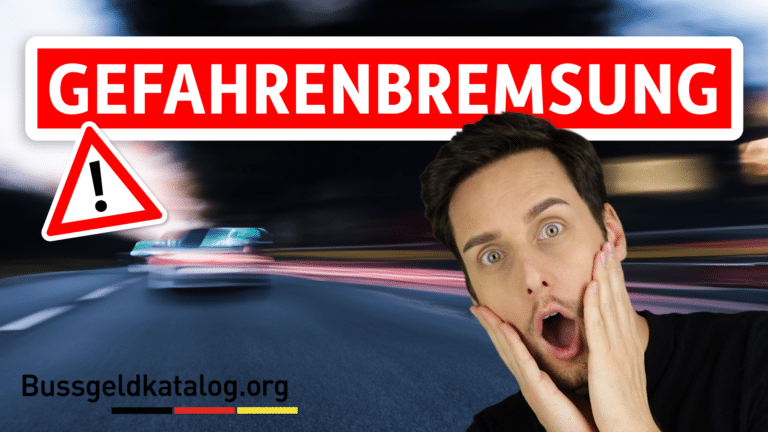 Gefahrenbremsung: Anleitung und Formel zur Notbremsung