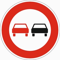 Verkehrszeichen 276 (Abbildung 1)