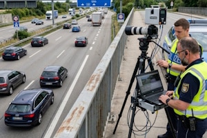 Wie wird der Abstand geblitzt? Es gibt verschiedene Möglichkeiten.